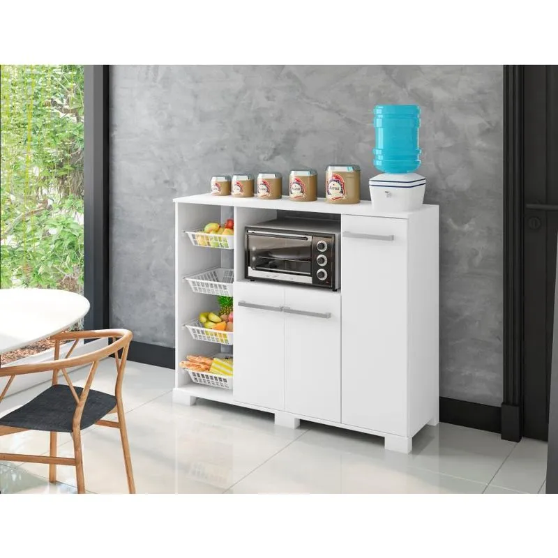 Balcao de Cozinha Branco Casa Moderna