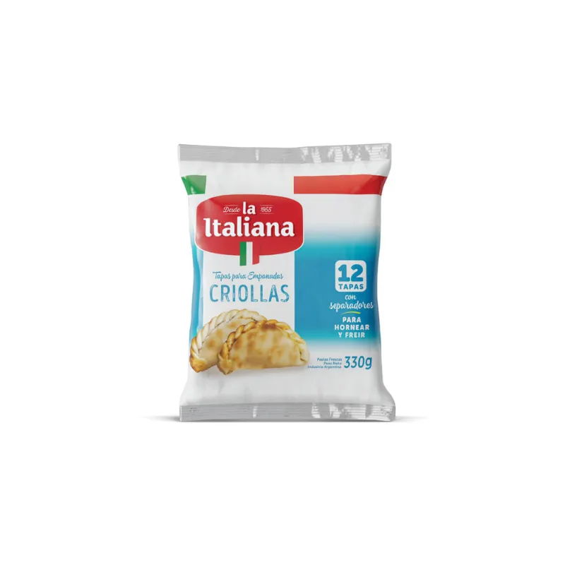 Tapas Empanadas Criollas x 12 Un La Italiana Tapas Para Empanadas La Italiana Tipo Criollas 12 U