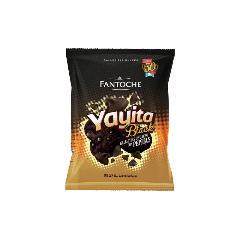 Galletitas Yayita Black Fantoche 250 Gr