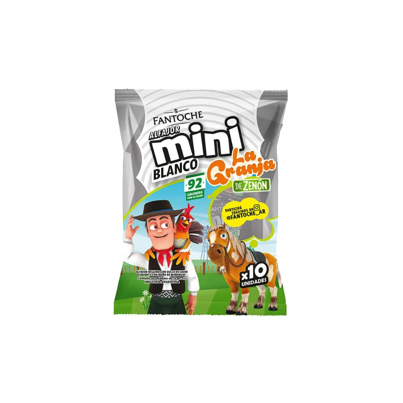Minialfajor Fantoche Chocolate X25g