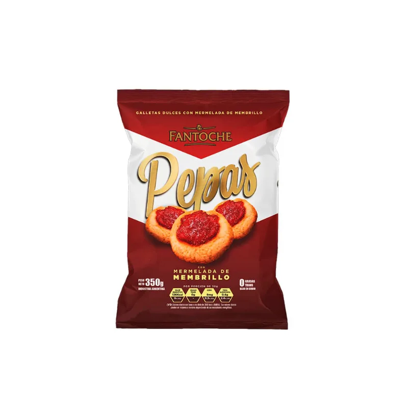 Galletitas Fantoche Pepas X350g