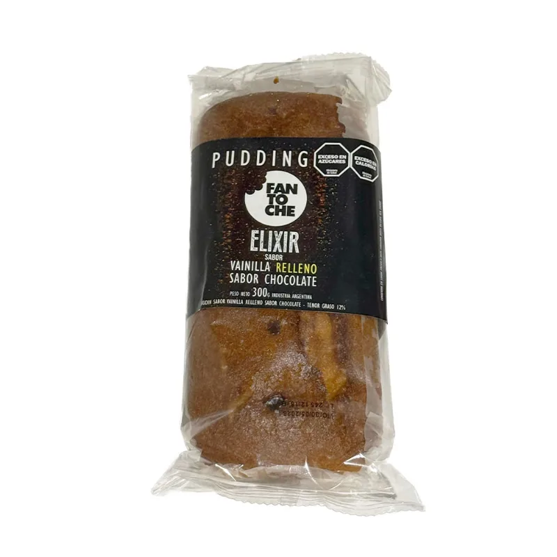 Pudding Vainilla Relleno De Chocolate 300grs Fantoche