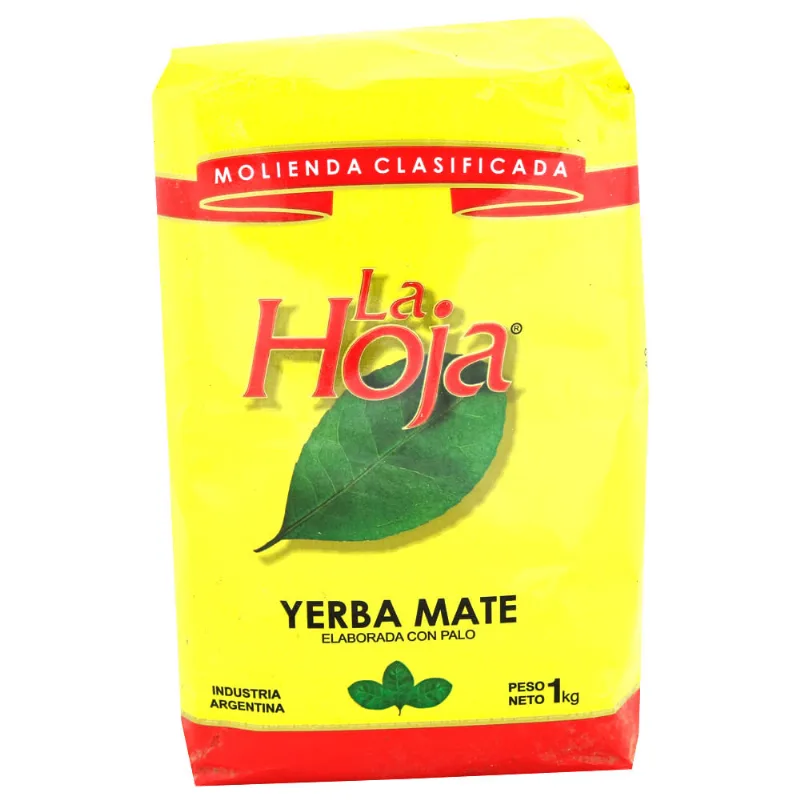 Yerba Mate La Hoja Con Palo 1 Kg