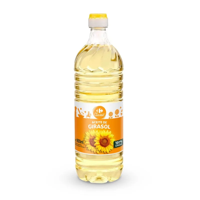 Aceite de girasol Carrefour Classic 900 ml