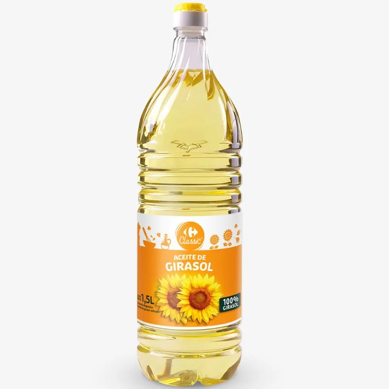 Aceite de girasol Carrefour Classic 15 lts Aceite de girasol Carrefour Classic 1.5 lts