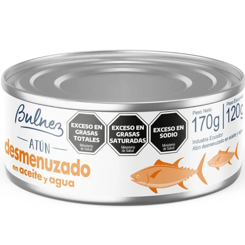 Atún desmenuzado en aceite Bulnez 170 grs