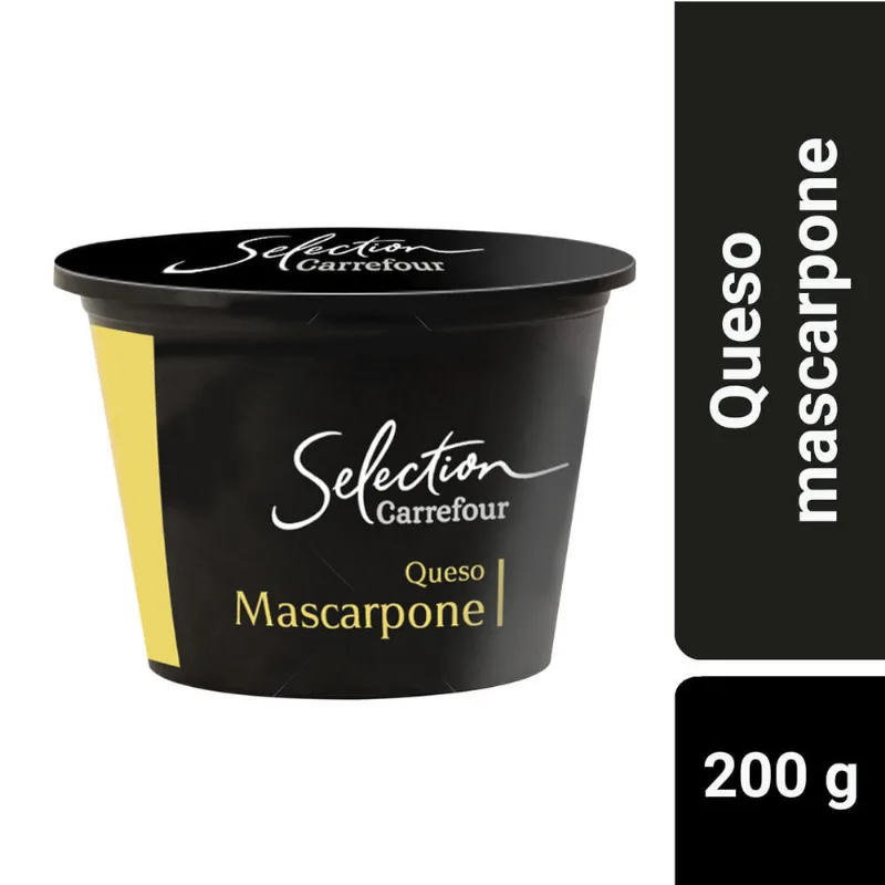 Queso mascarpone Carrefour Selection 200 g.