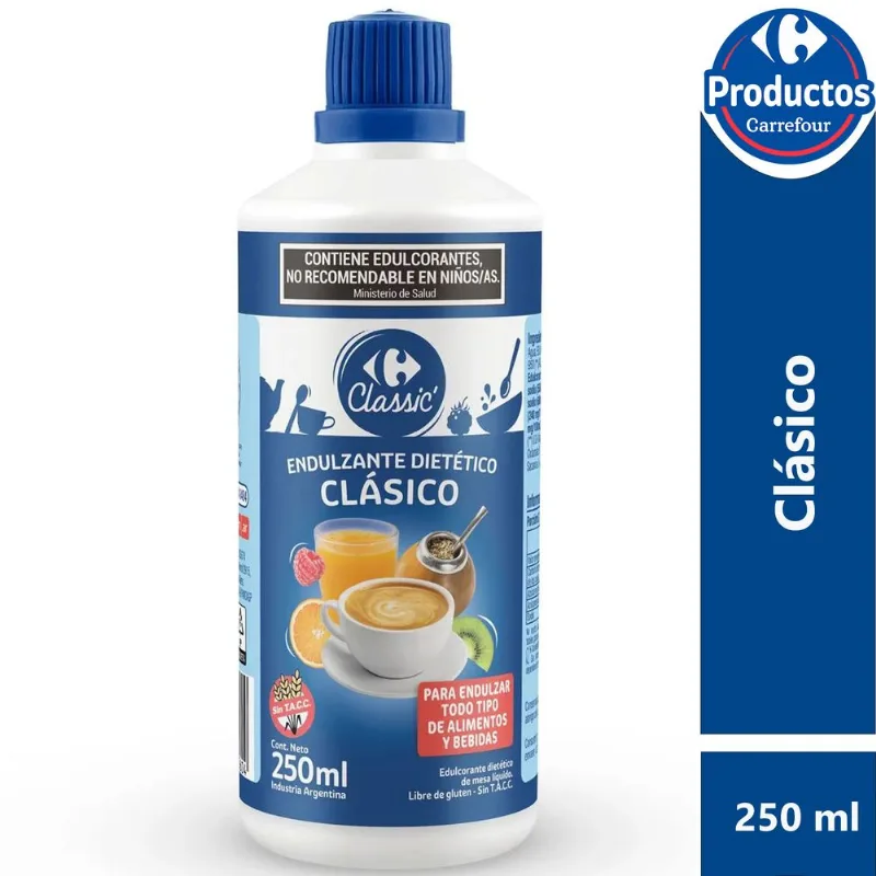 Edulcorante líquido Carrefour Classic 250 grs
