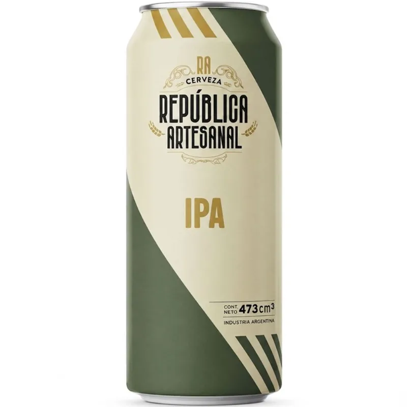 Cerveza ipa República Artesanal en lata 473 ml