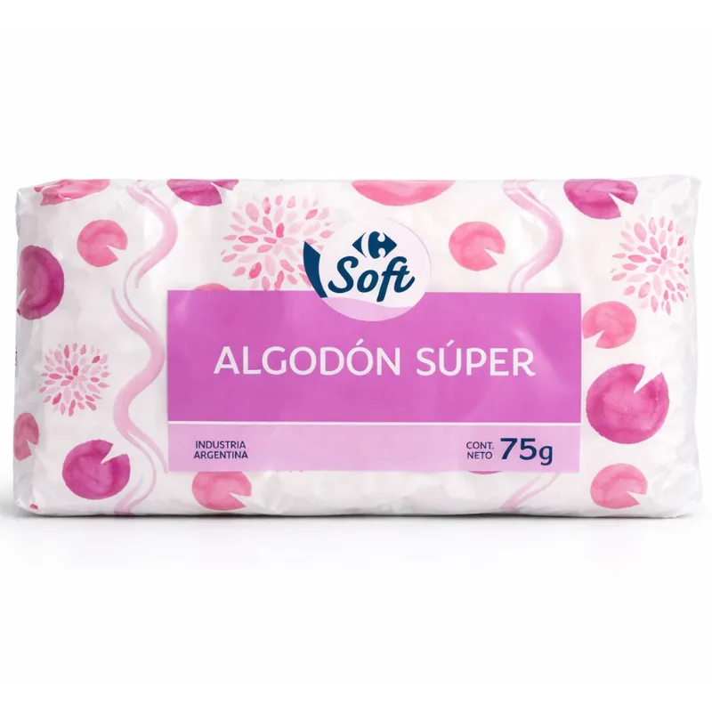 Algodón plegado super Carrefour Soft 75 grs
