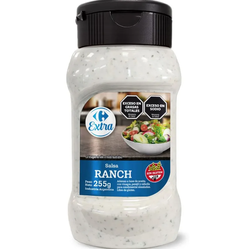 Salsa ranch Carrefour Extra 255 grs