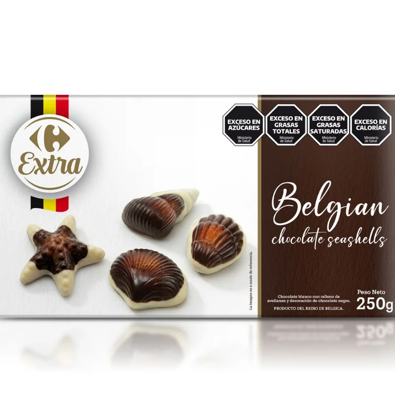 Bombones de chocolate Carrefour Extra 250 grs