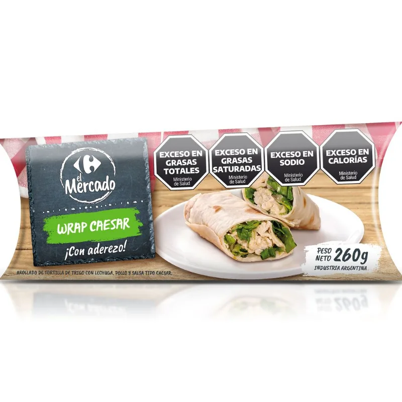 Wrap caesar El Mercado 260 grs