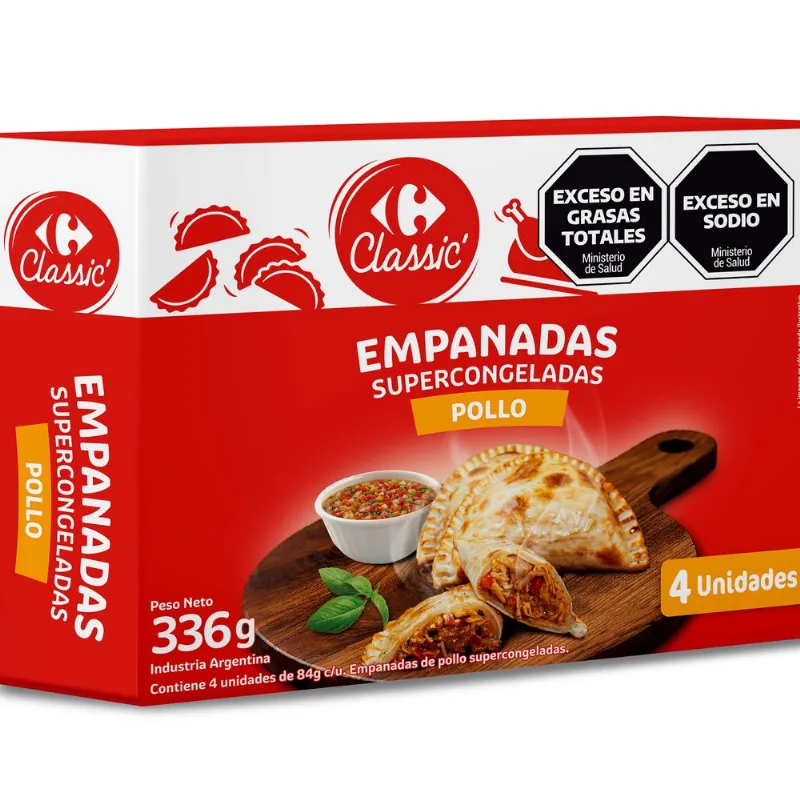 Empanadas de pollo Carrefour Classic 336 grs