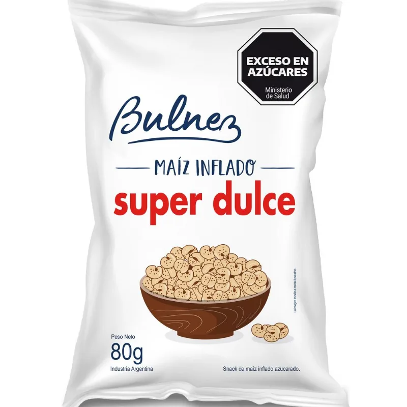 Maíz inflado dulce Bulnez 80 grs