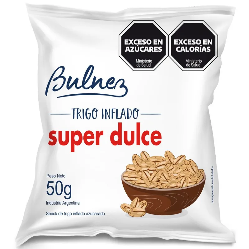 Trigo inflado dulce Bulnez 50 grs