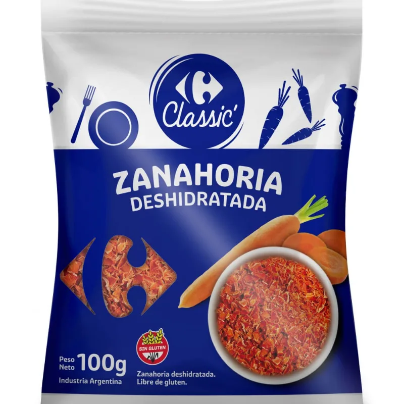 Zanahoria deshidratada Carrefour Classic 100 grs