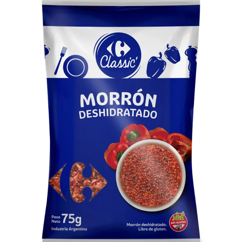 Morrón deshidratada Carrefour Classic 75 grs