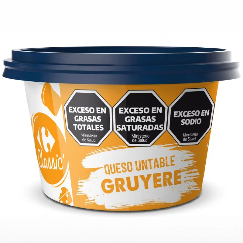 Queso untable gruyere Carrefour Classic 180 grs
