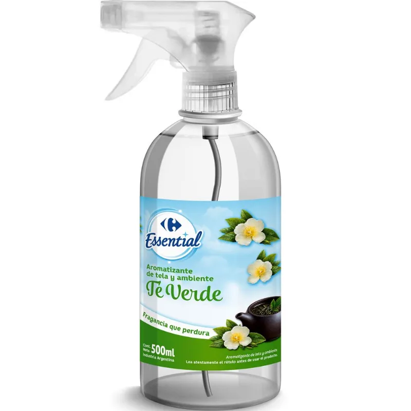 Aromatizante textil Carrefour Essential Té Verde 500 ml