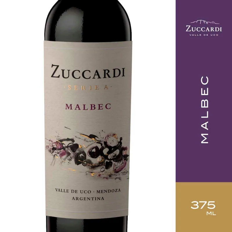 Vino Tinto Malbec Serie A 375 Cc Zuccardi Vino Zuccardi Serie A Malbec X 375 Cc