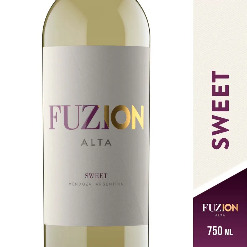 Vino Blanco Sweet 750 Cc Fuzion Alta Vino Fuzion Sweet X 750 Cc