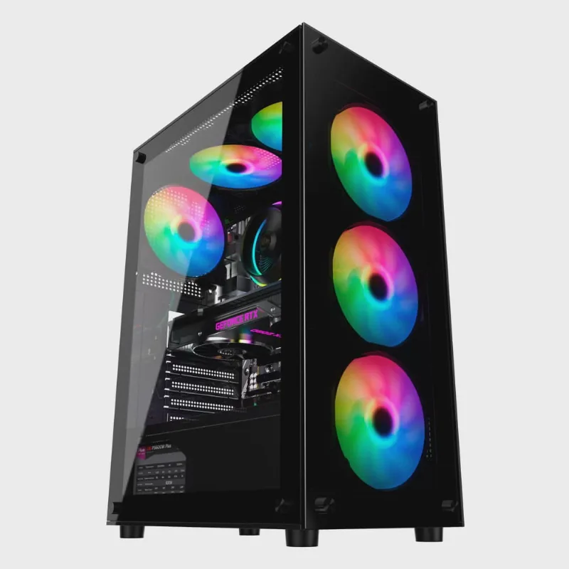 Gabinete Duex 305T DX305T rgb Com 4 Fans