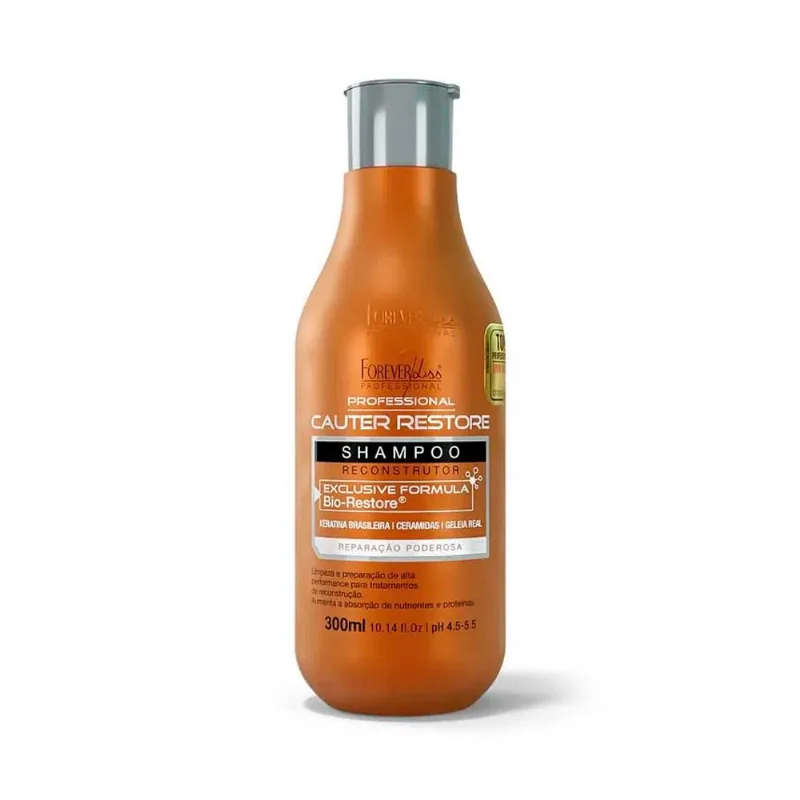 Shampoo Cauterização Cauter Restore Forever Liss 300 Ml
