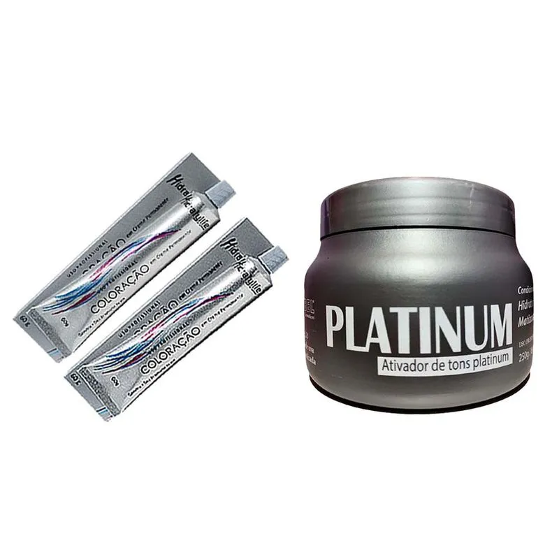 Kit Platinum 1 Masc. 250g e 2 Tinta Nº12.21 Mairibel/Hidraty