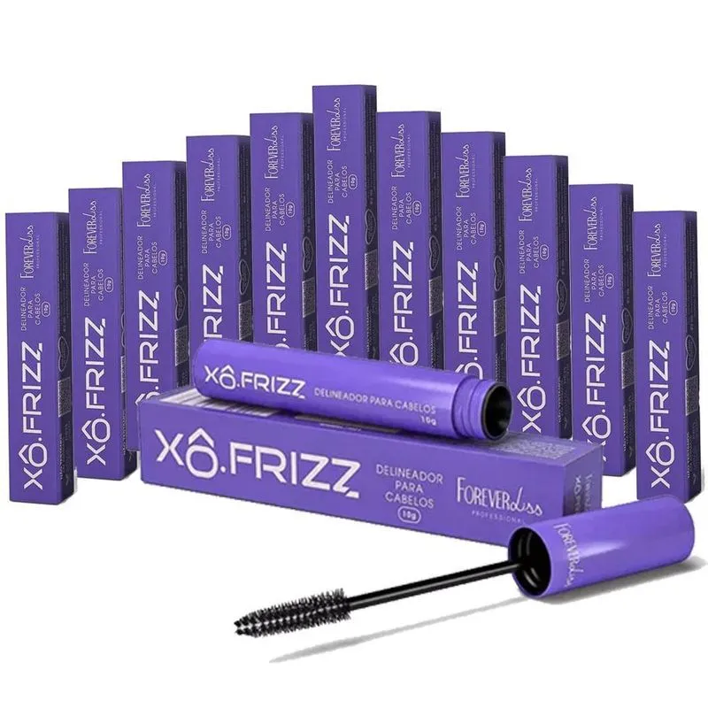 Kit 12 Modelador De Fios Xô Frizz Forever Liss 10g