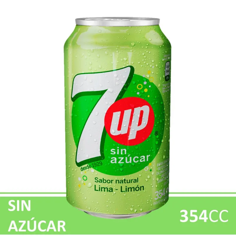 Gaseosa 7 Up Free 354 Ml