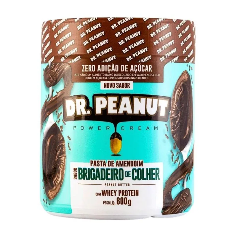 Pasta De Amendoim Dr Peanut Novos Sabores Whey Gourmet 600g
