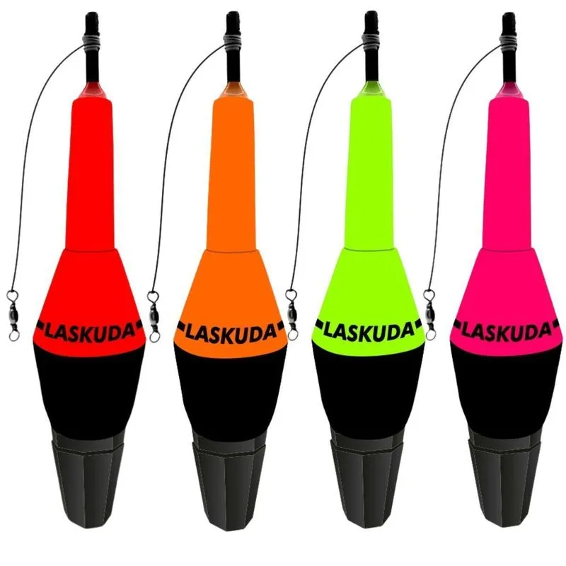 4x Boia Torpedo Laskuda Pino 70g Jr Pesca Arremesso Cores