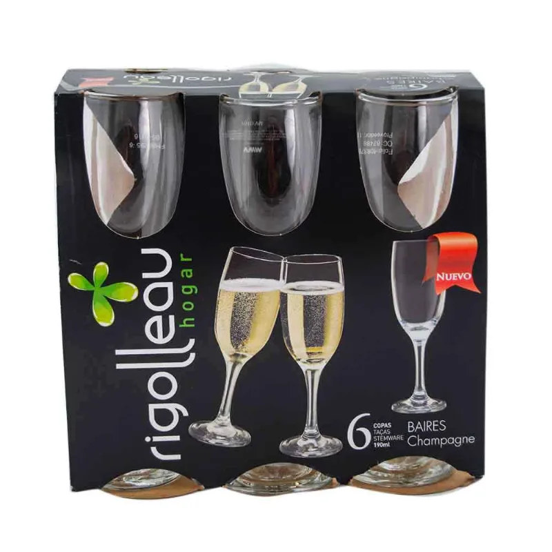 Copa De Vidrio Para Champagne Rigolleau