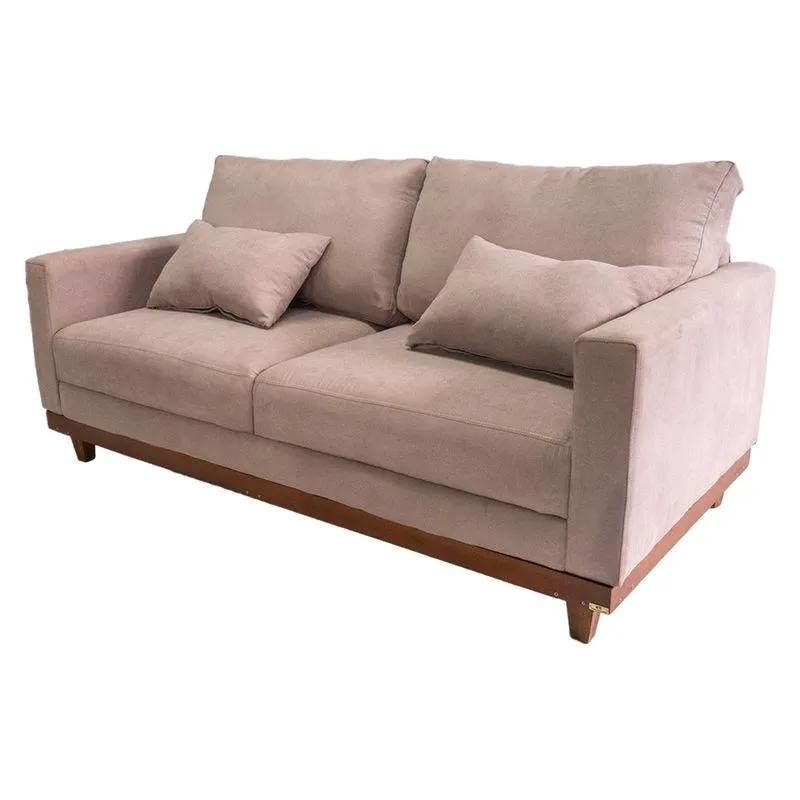 Sofá Chesterfield London 1,80 - Veludo Bege / Decoracao, Sala estar, tv, recepção, consultorio