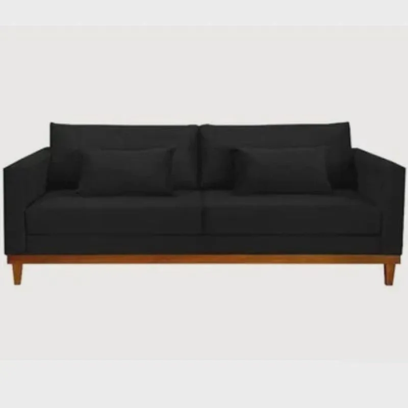 Sofá Chesterfield London 2,30 - Suede Preto / Decoracao, Sala estar, tv, recepção, consultorio