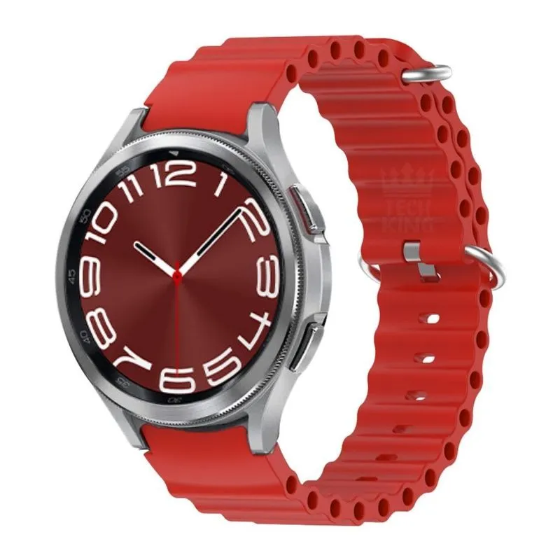 Pulseira Ondulada Com Encaixe Curvo Para Watch6 Classic 43mm