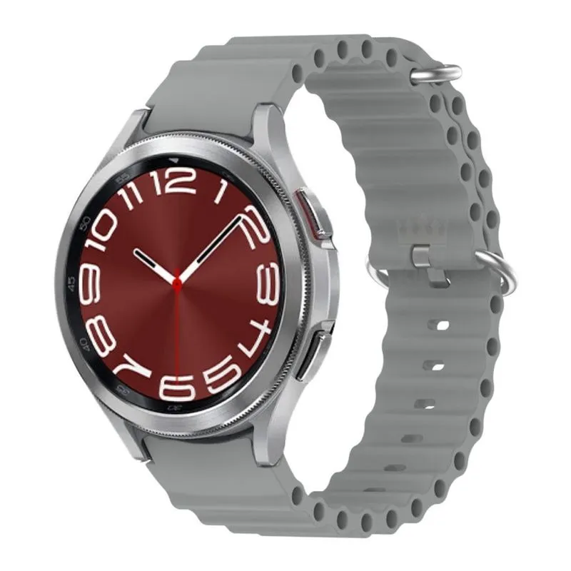 Pulseira Ondulada Com Encaixe Curvo Para Watch6 Classic 43mm