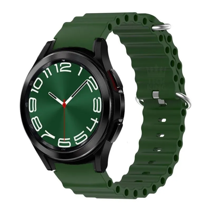 Pulseira De Silicone Ondulada Macia Para Watch6 Classic 47mm