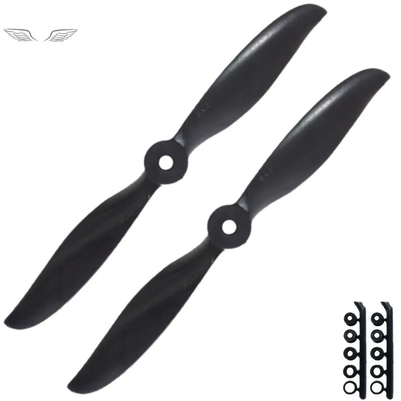 2 Hélices Mhs Fly 8/4 Mod. tgs p/ Motor 1500kv Aeromodelo