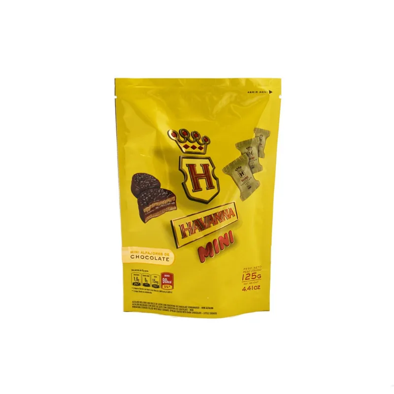 Mini Alfajores Havanna De Chocolate Negro 125 Gr