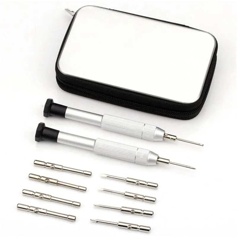 Kit Chave Precisão P/ Celular E Joalheria - 02 Bases, 10 Ponteiras