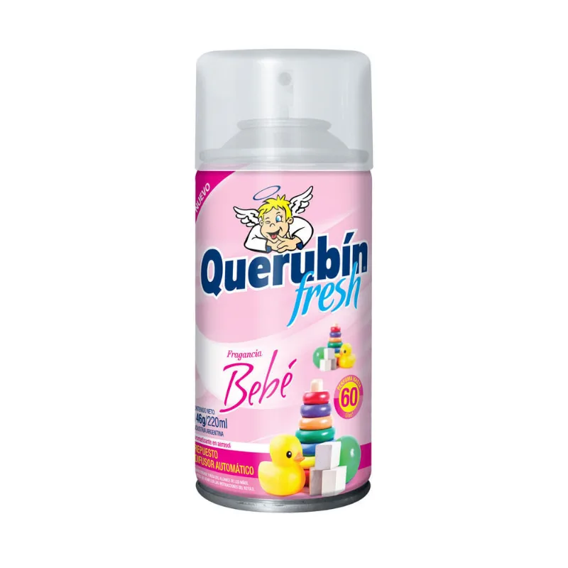 Aromatizador en aerosol bebé fresh Querubín repuesto 220 cc.