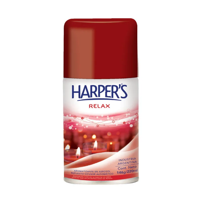 Aromatizador Harper's relax repuesto 220 cc.