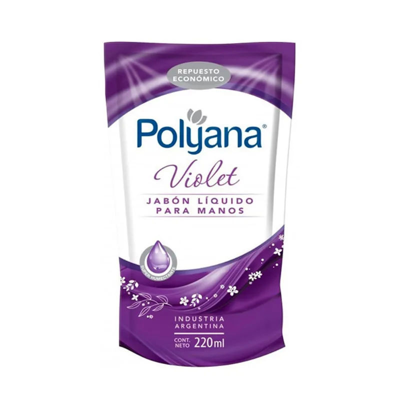 Jabon Líquido Polyana Violeta 220 Ml