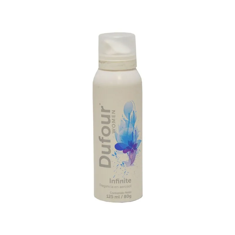 Desodorante aerosol Dufour women infinite 125 cc.