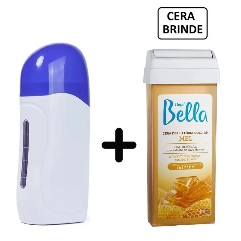 Kit Aquecedor Depilador Elétrico Depilação Cera Quente Mel