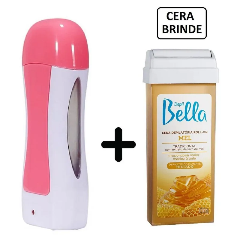 Kit Aquecedor Depilador Depilação Cera Roll On