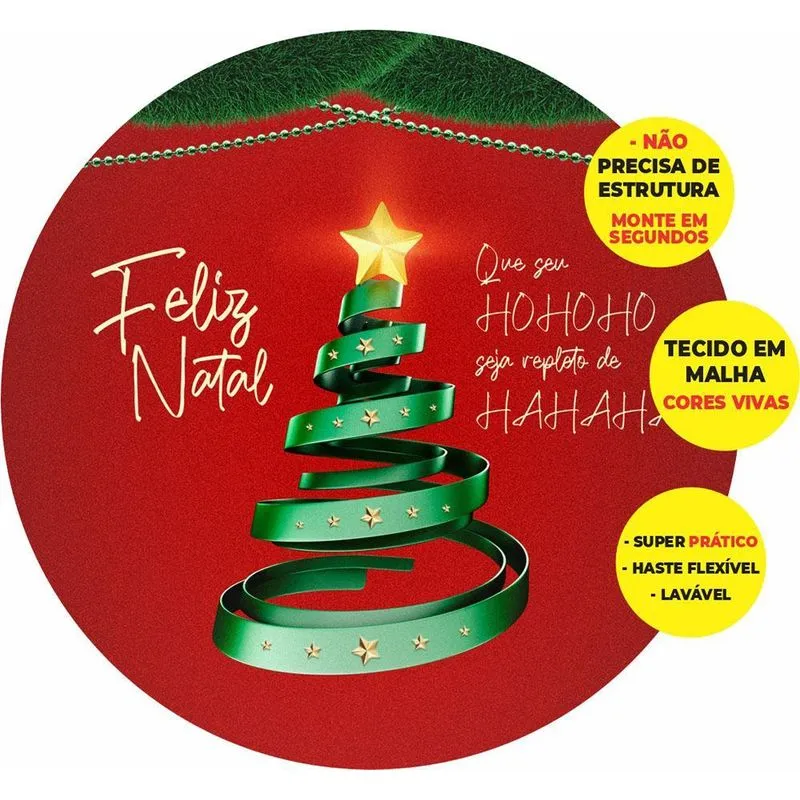 Painel 3d Natal Abre Fácil 1,50m X 1,50m - Estampa Cld587