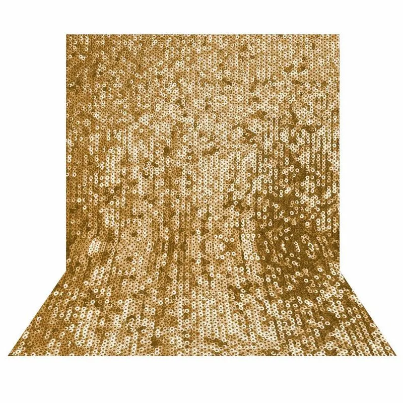 Fundo Fotográfico Textura Lantejoula Dourada Tecido 2,20m